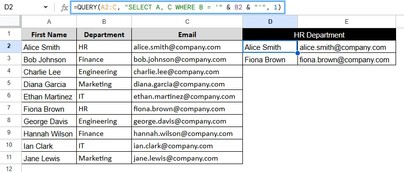 Alternative to VLOOKUP for Returning Multiple Matches