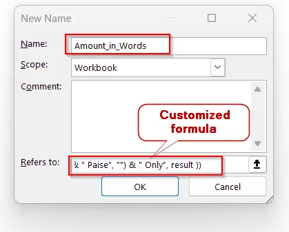 Converting Number to Words in Rupees in the LAMBDAFunction
