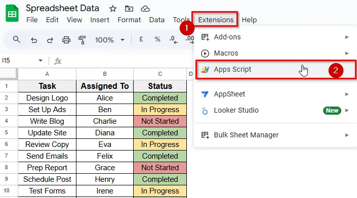 Using Apps Script to Count by Fill Color