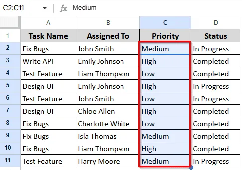 Sorting Single Column with ‘Sort Range’ Option