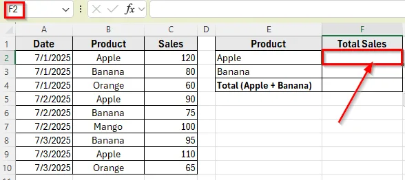 Using SUMIFS with Multiple Criteria in Same Column