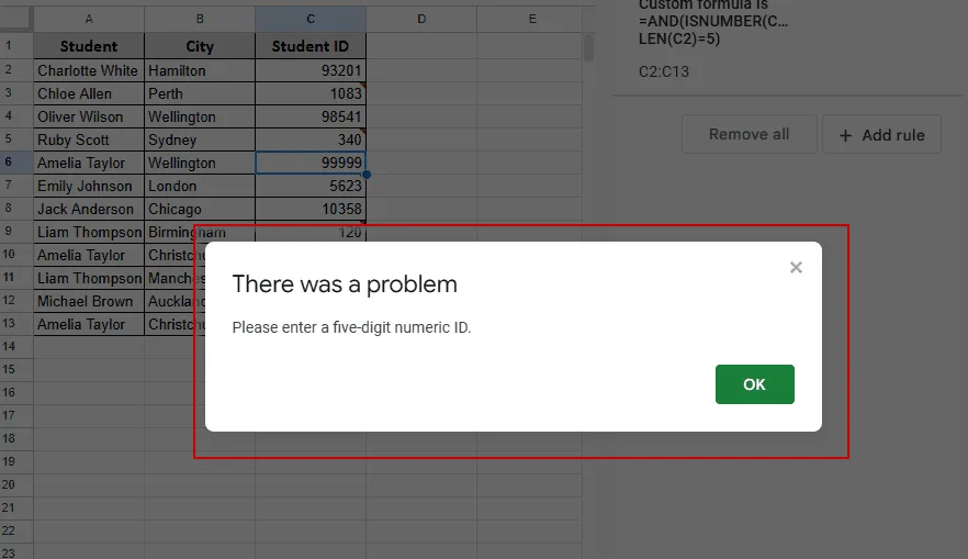 Length-Based Validation