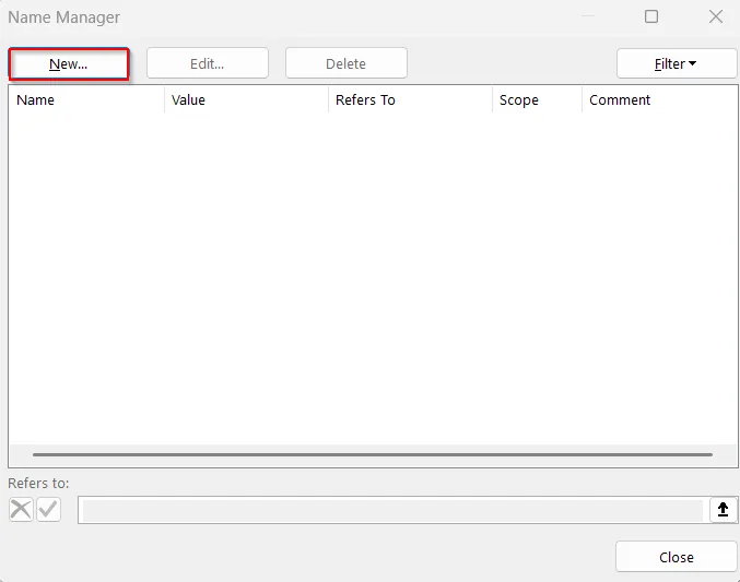 OFFSET + COUNTA Method for Auto-Updating Range