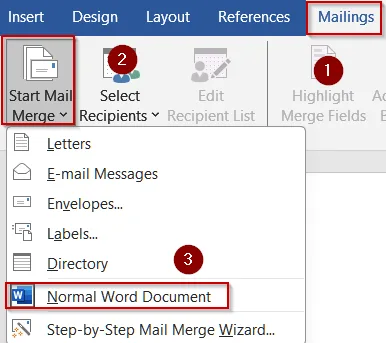 Steps to Merge Excel Data into PowerPoint Using Word