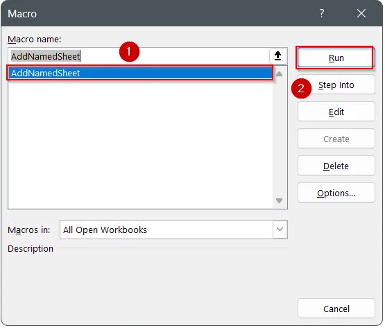 Add a New Sheet and Assign a Name in Excel VBA