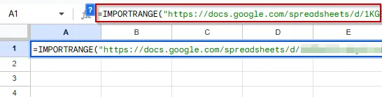 Link Data Between Google Sheets Files Using IMPORTRANGE