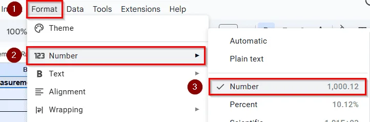 Formatting Numbers Without Changing Values