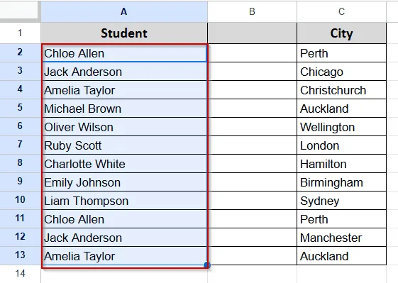 Use the “Split Text to Columns” Feature (Menu Option)
