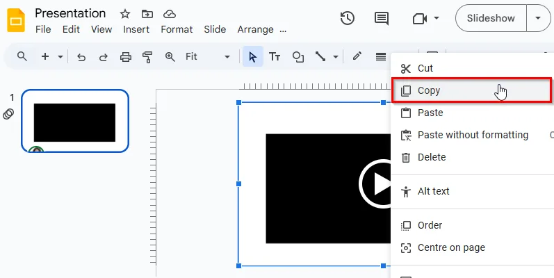 Embed a Video Using Google Drawing