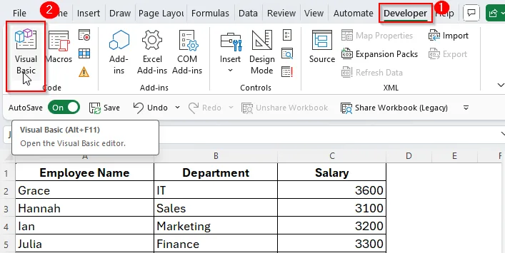 Using VBA to Sort Excel Tabs Alphabetically