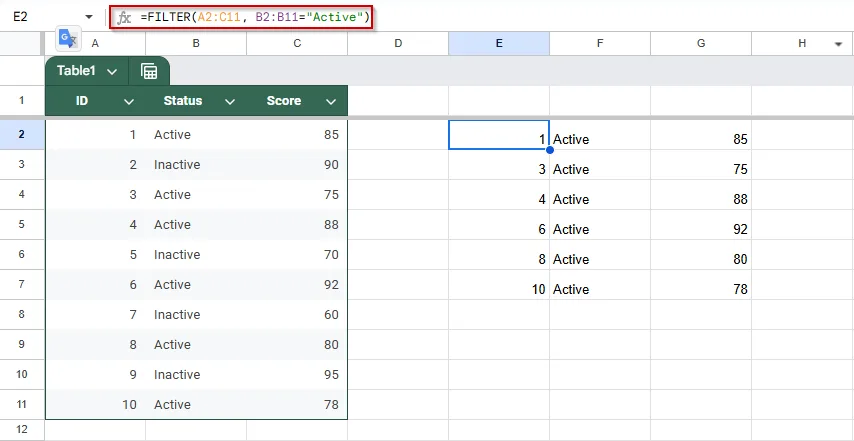 Filter Returns Wrong or Unexpected Results
