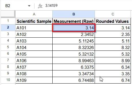 Formatting Numbers Without Changing Values