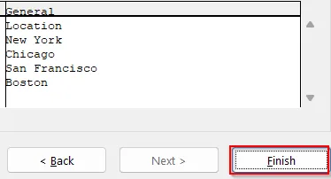 Use Text to Columns to Split Pasted Comma-Separated Data