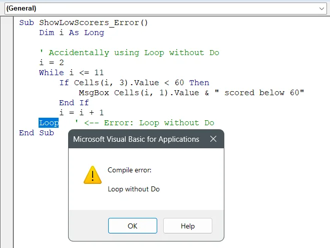 Use For…Next Instead of Do…Loop When Iterating Fixed Ranges