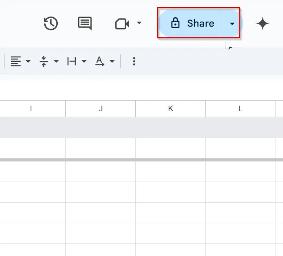 Use Share Settings on Google Sheets to Restrict Access