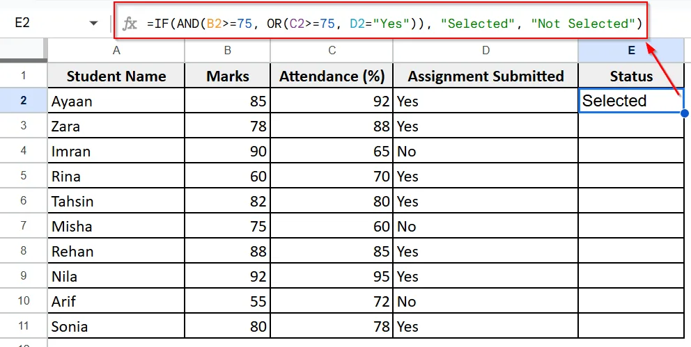 Combining AND and OR with IF (more complex scenarios)