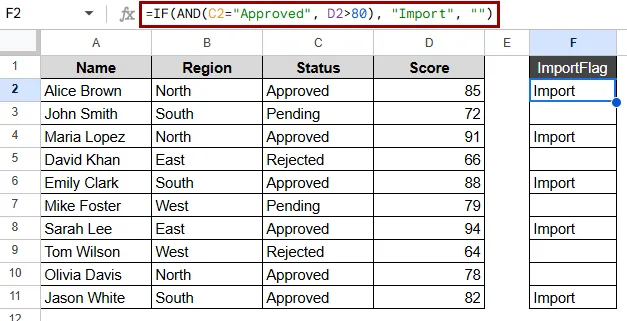 Using Helper Columns for More Complex Conditions
