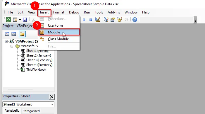 Using VBA to Sort Excel Tabs Alphabetically
