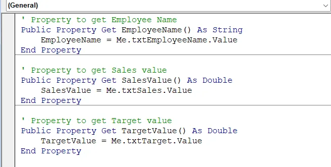 Expose UserForm Values via Public Properties to Pass Value to Module
