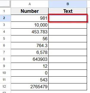 Using the TEXT Function