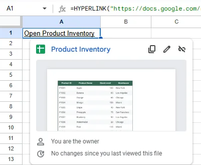 Create Clickable Links to External Files Or Ranges Using HYPERLINK