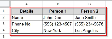 TEXTJOIN Function to Merge Rows in Google Sheets
