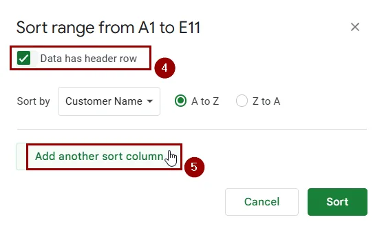 Sorting Multiple Columns at Once