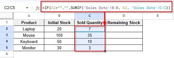 Linking Two Sheets & Auto-Updating Data Based on Calculations