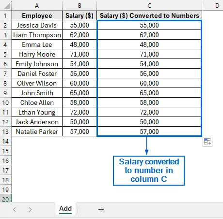 Add Zero to Convert Column to Number