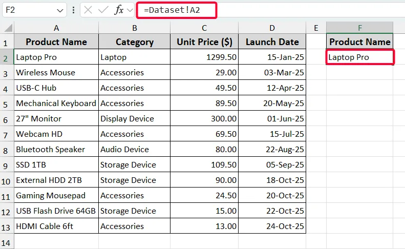 Display Text Another Sheet's Cell