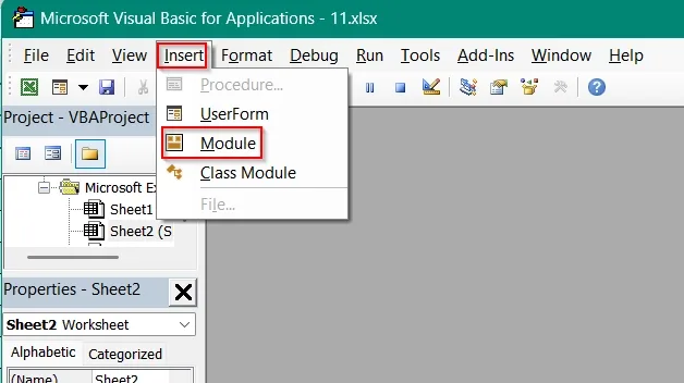 Implementing VBA Macro