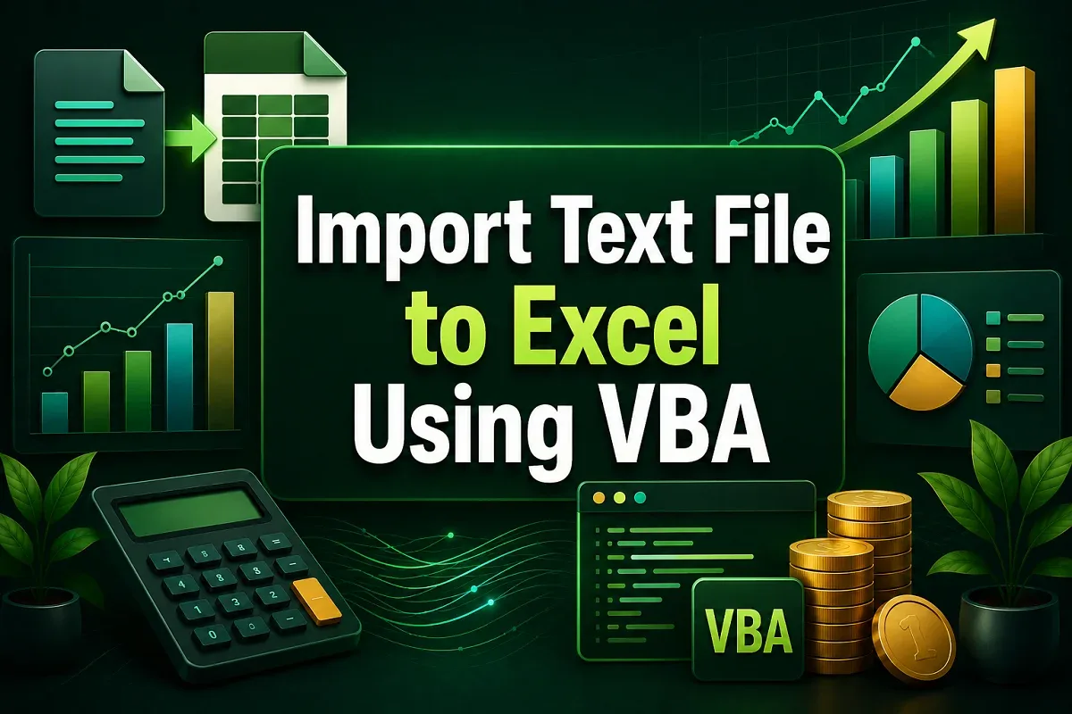 How to Import a Text File to Excel Using VBA (3 Effective Ways)