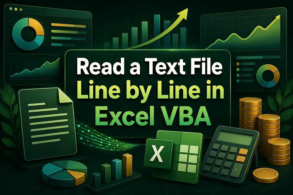 How to Read a Text File Line by Line in Excel VBA (4 Methods)