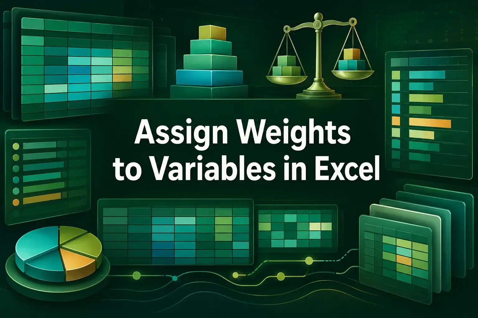 How to Assign Weights to Variables in Excel (7 Different Ways)