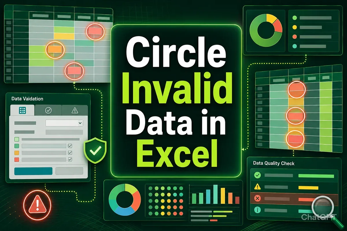How to Circle Invalid Data in Excel (5 Effective Ways)