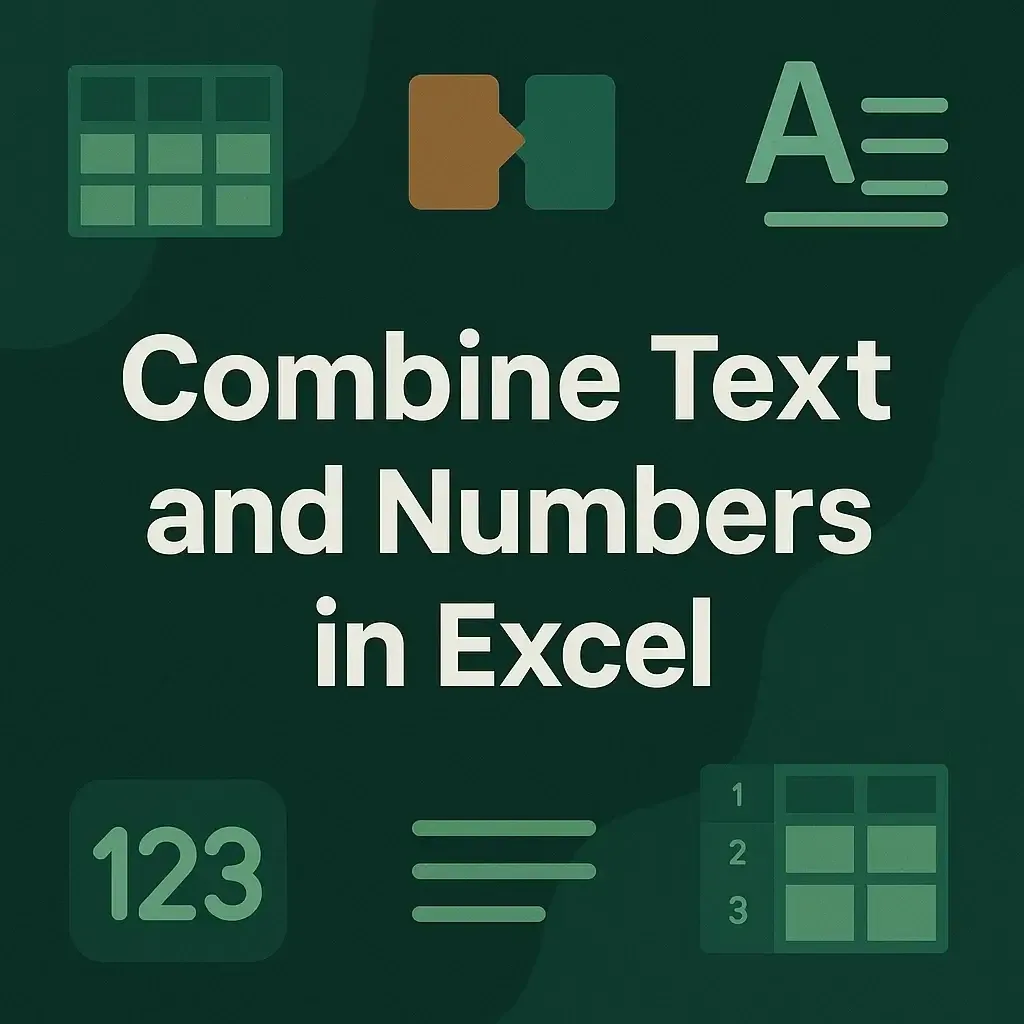 How to Combine Text and Numbers in Excel (6 Suitable Ways)