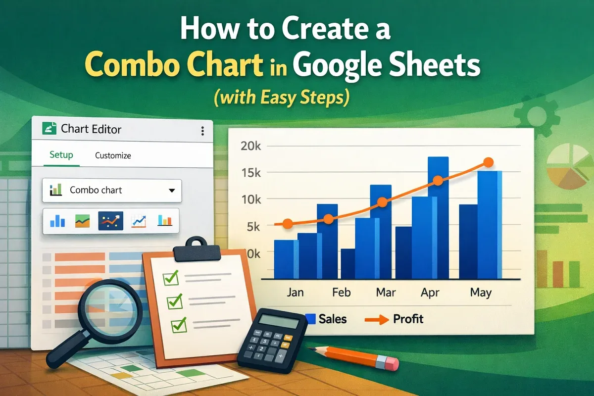 How to Create a Combo Chart in Google Sheets (with Easy Steps)