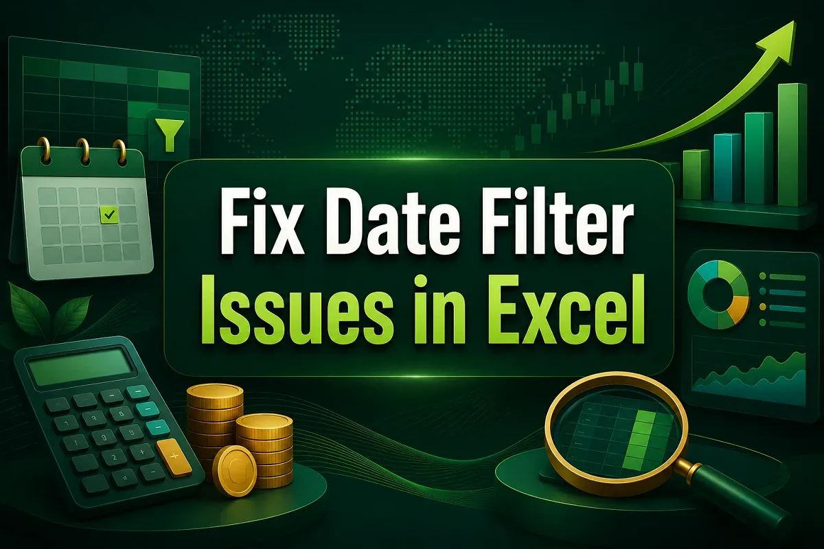 How to Fix Issues with Date Filter in Excel (6 Possible Solutions)