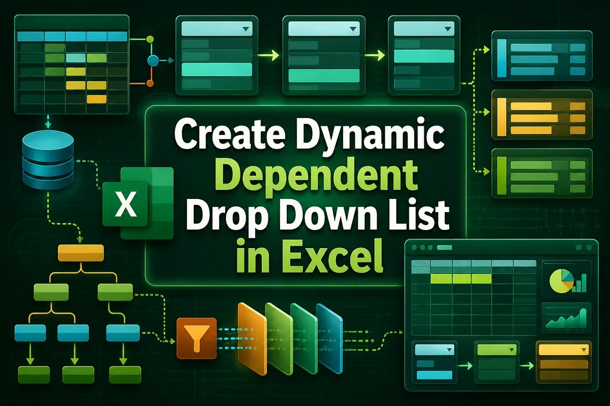 How to Create a Dynamic Dependent Drop Down List in Excel
