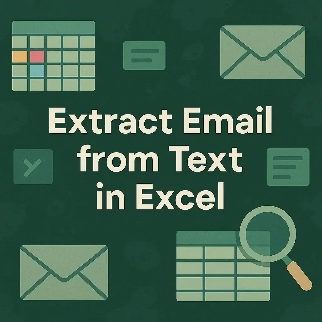 How to Extract Email from Text​ in Excel (5 Suitable Ways)