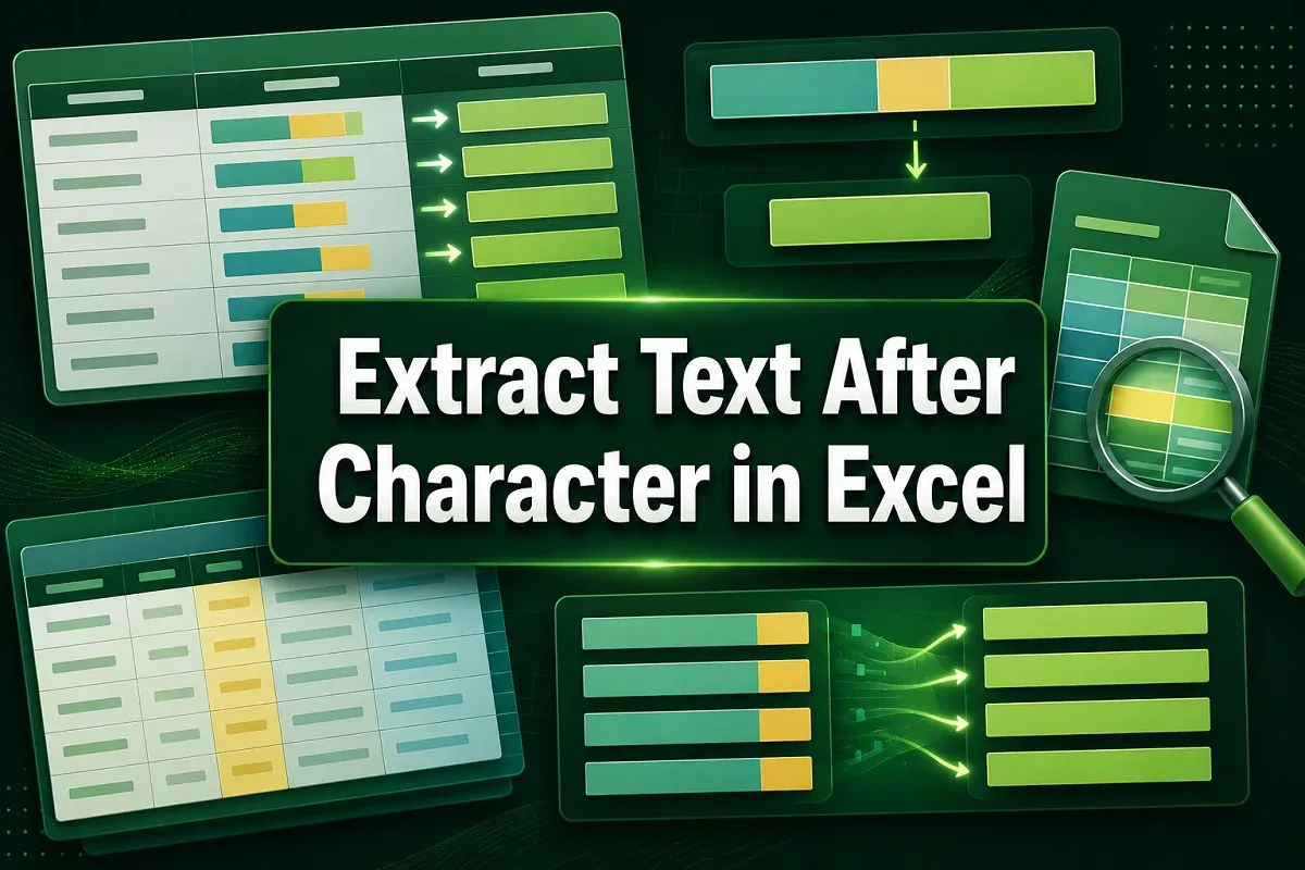 How to Extract Text After Character in Excel (4 Suitable Ways)