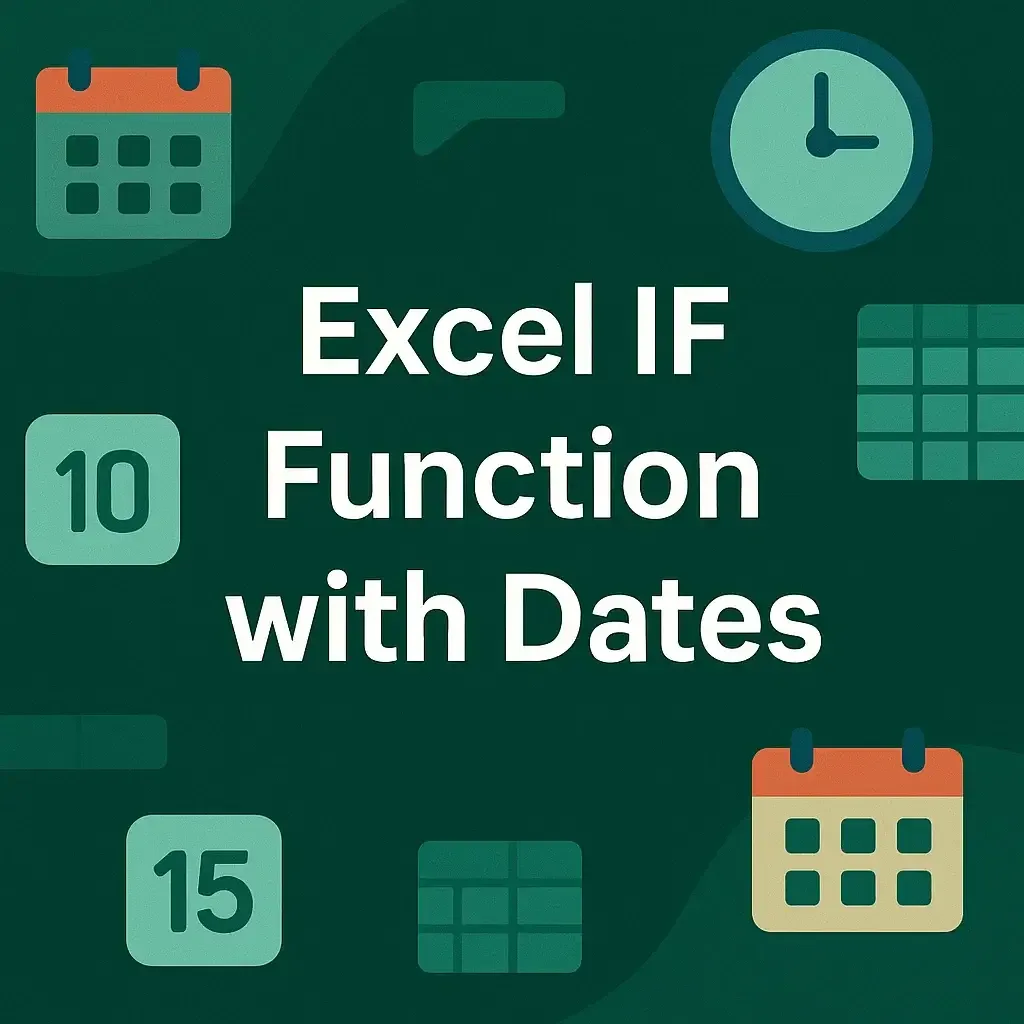 How to Use IF Function with Dates in Excel (4 Examples)