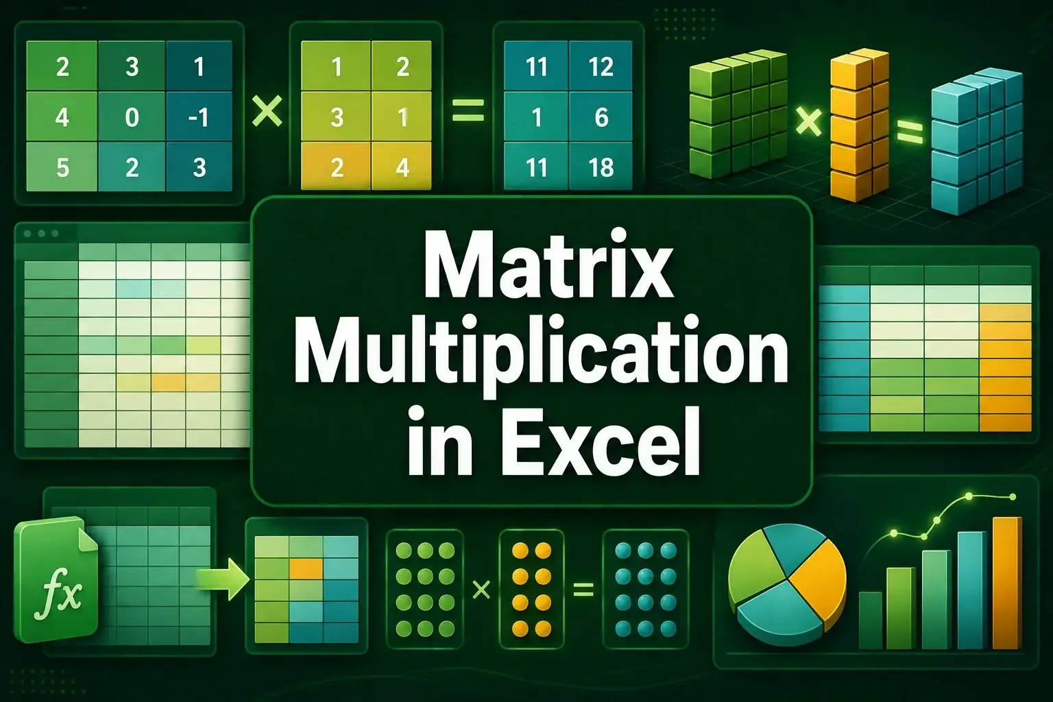 How to Do Matrix Multiplication in Excel (3 Suitable Ways)