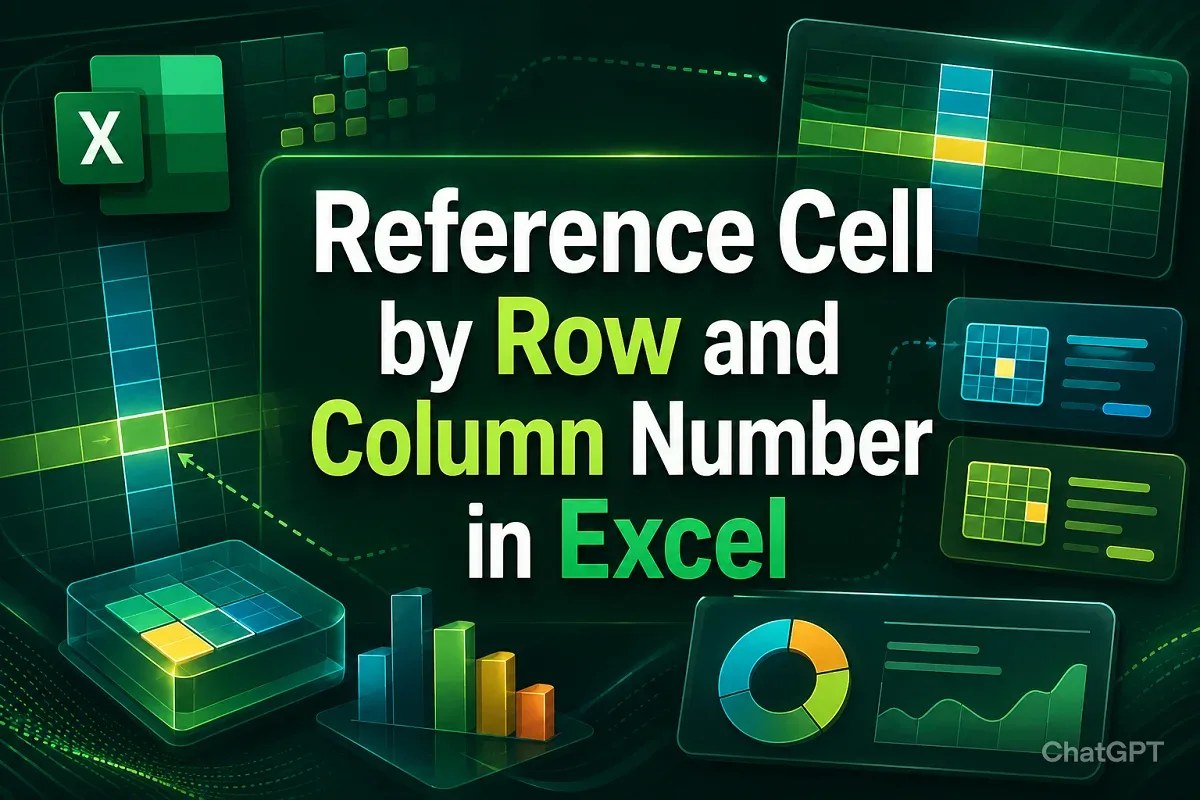 How to Reference Cell by Row and Column Number in Excel