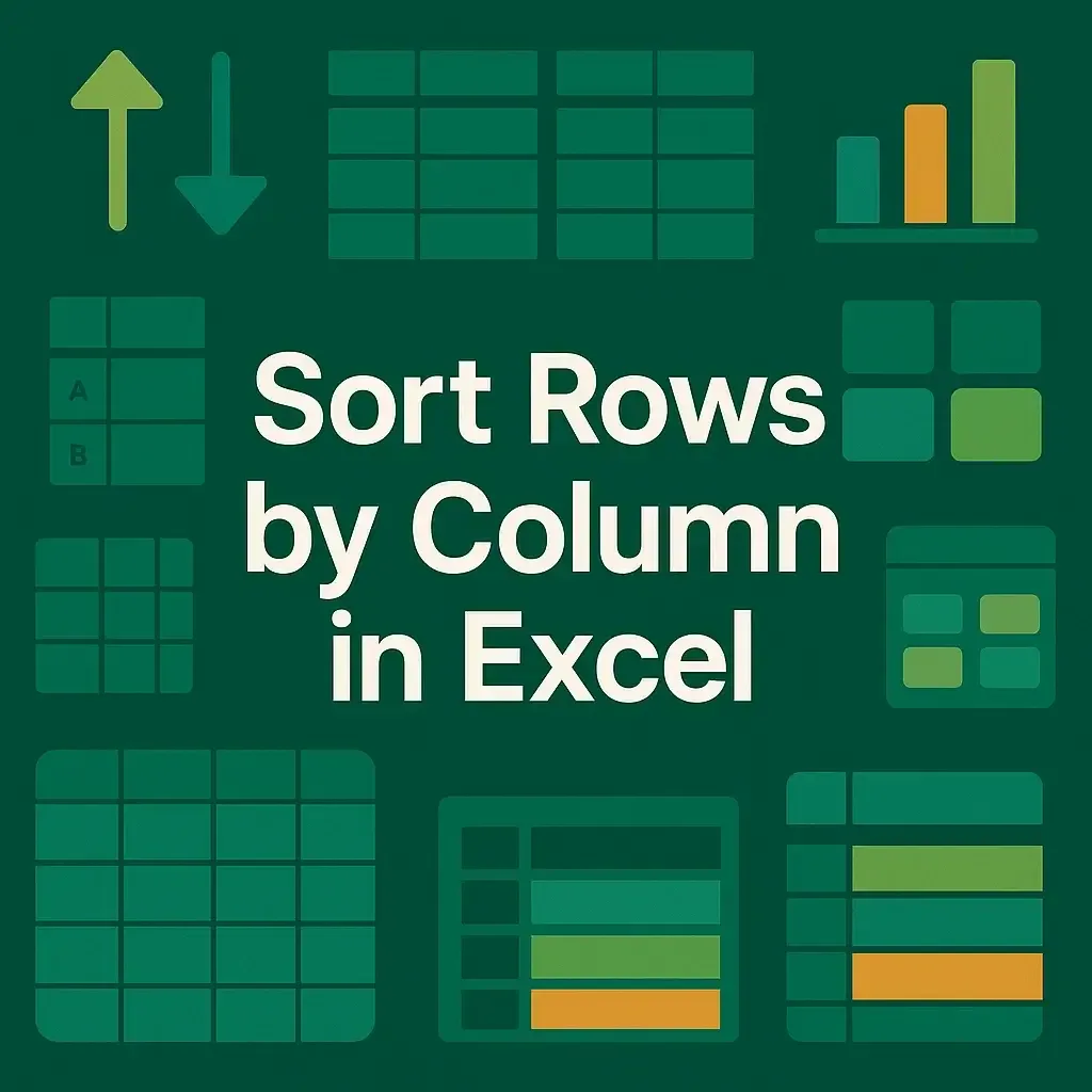 How to Sort Rows by Column in Excel (5 Effective Ways)