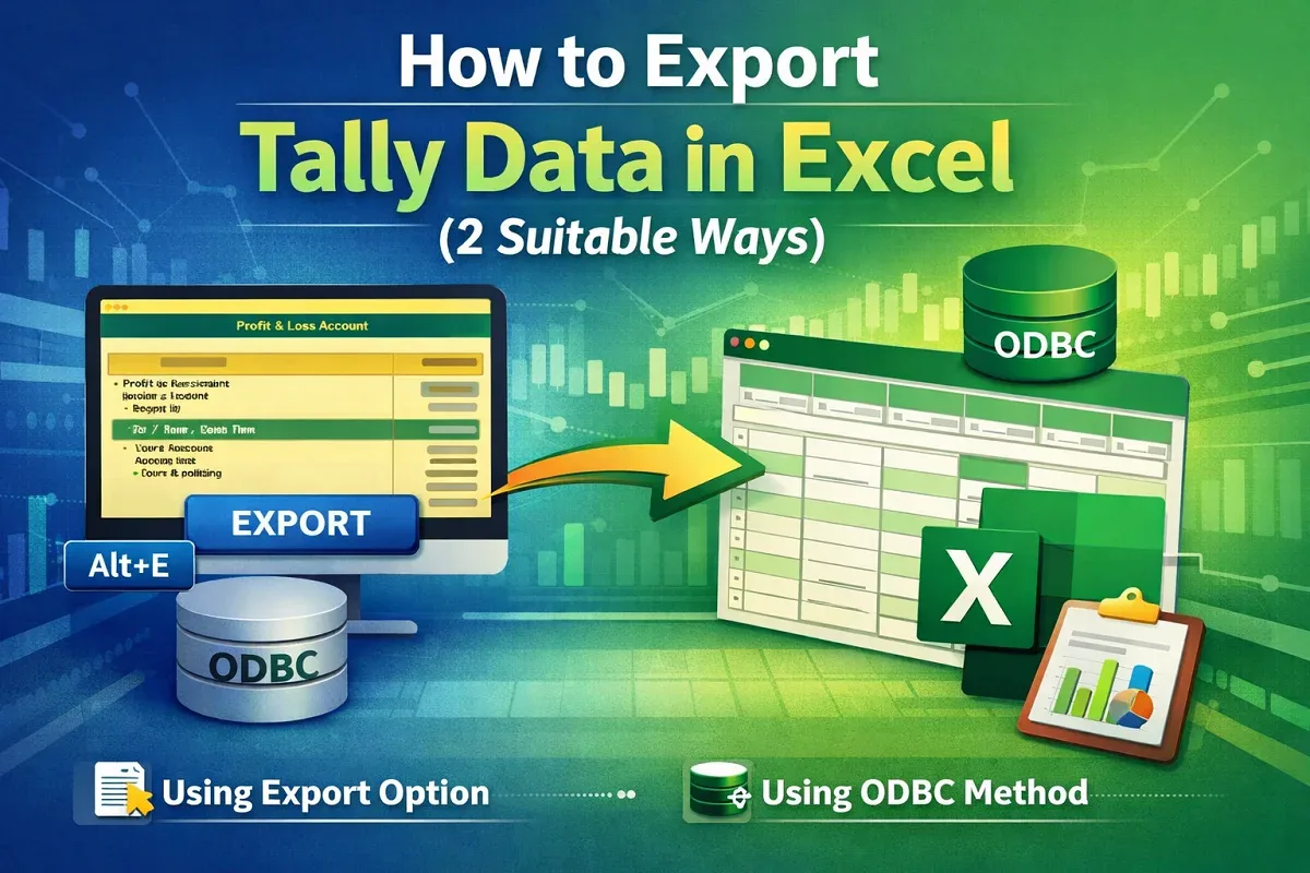 How to Export Tally Data in Excel (2 Suitable Ways)