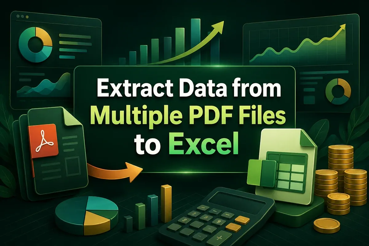 How to Extract Data from Multiple PDF Files to Excel