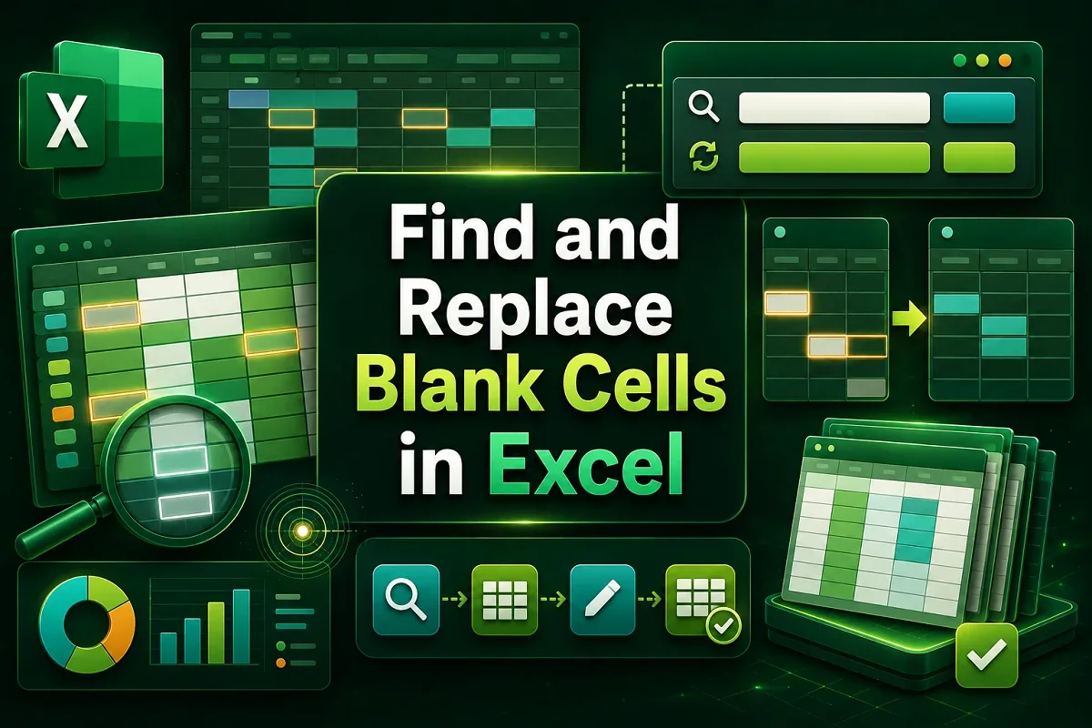 How to Find and Replace Blank Cells in Excel (6 Easy Ways)