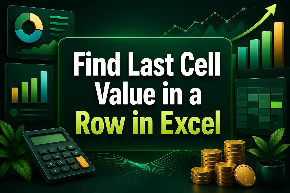 How to Find the Last Cell with Value in a Row in Excel