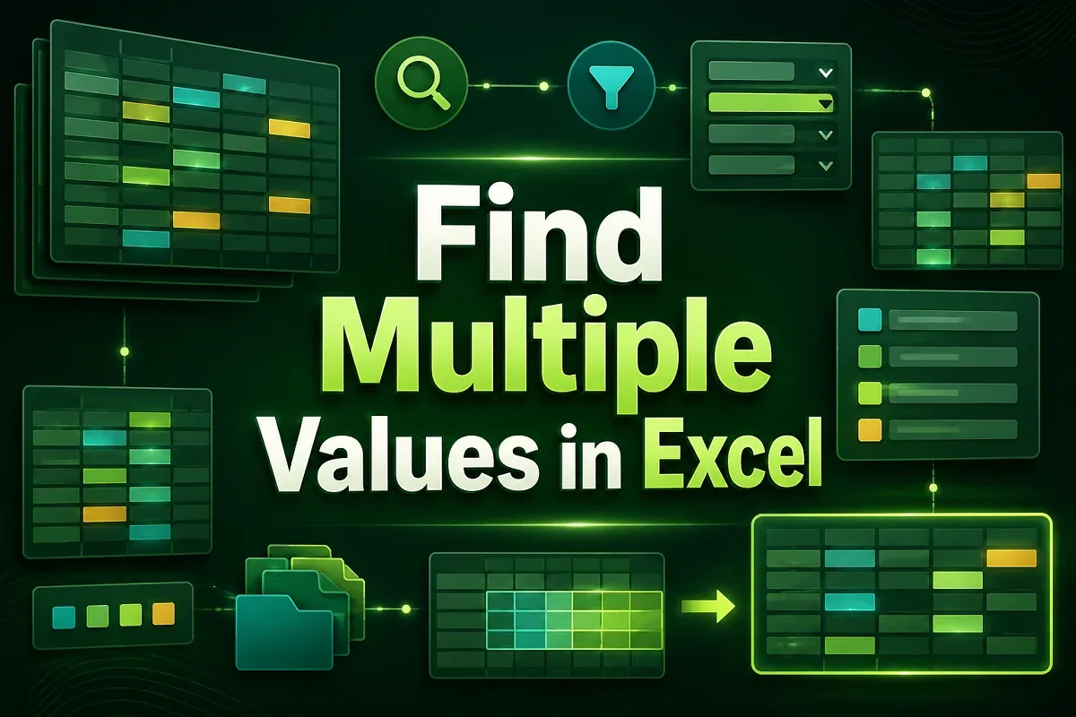 How to Find Multiple Values in Excel (6 Effective Methods)